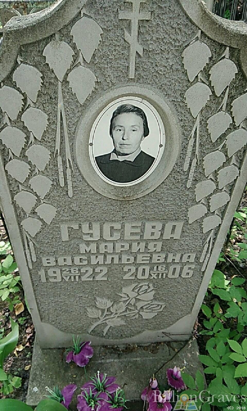 Гусева Мария Васильевна