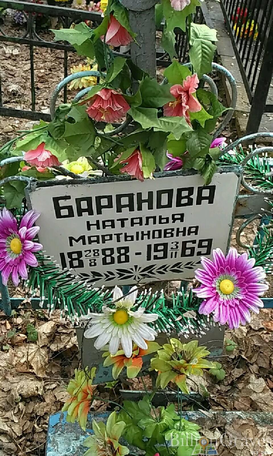 Баранова Наталья Мартыновна