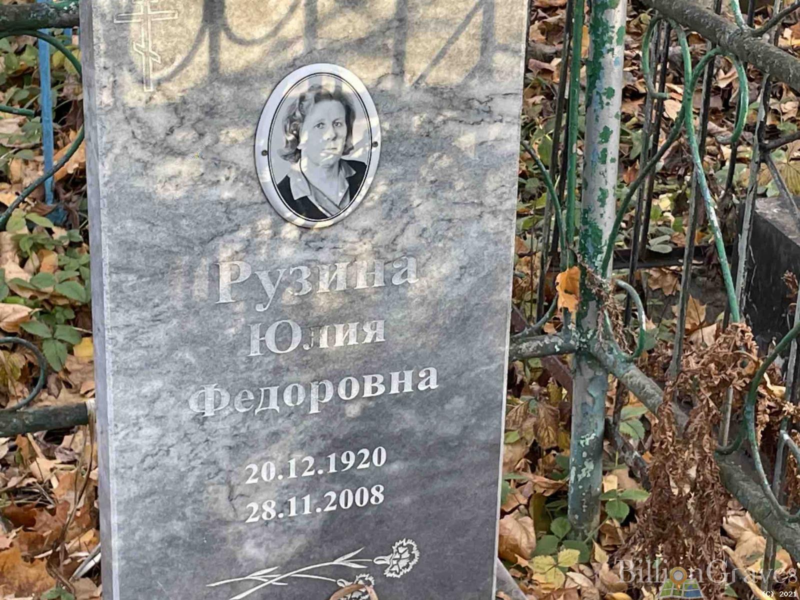 Рузина Юлия Федоровна