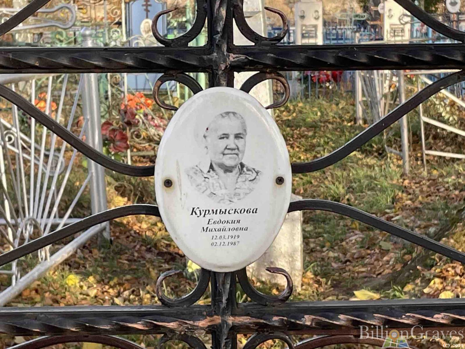Курмыскова Евдокия Михайловна