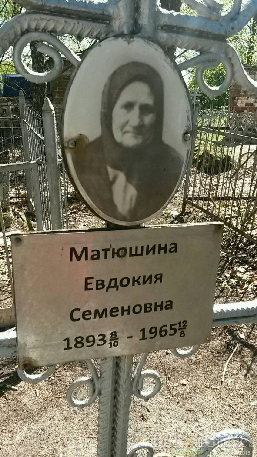 матюшина евдокия семеновна