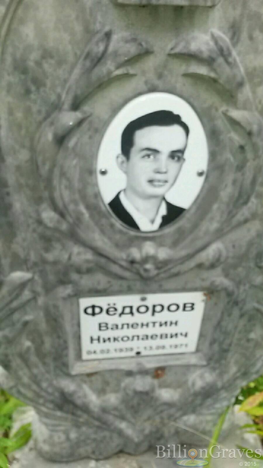 Фёдоров Валентин Николаевич