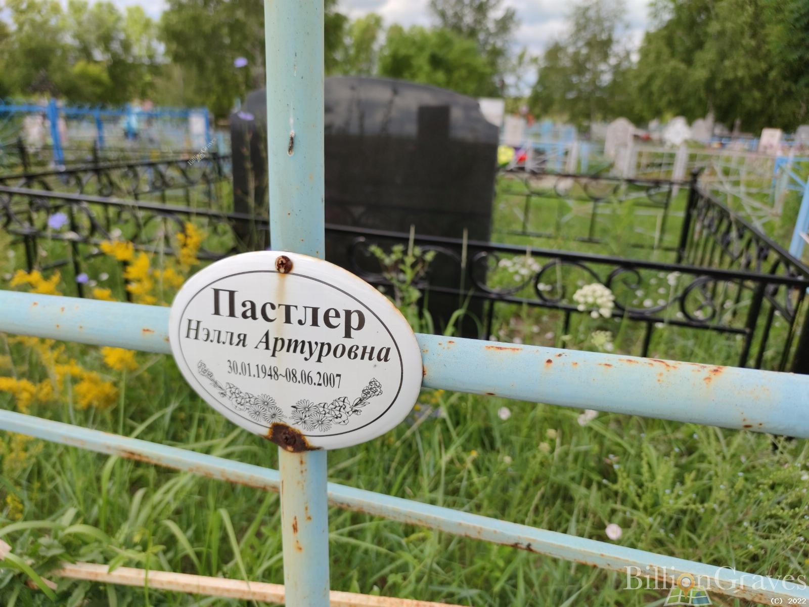 Пастлер Нэлля Артуровна