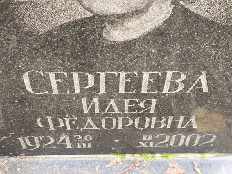 Идея Сергеева Федоровна