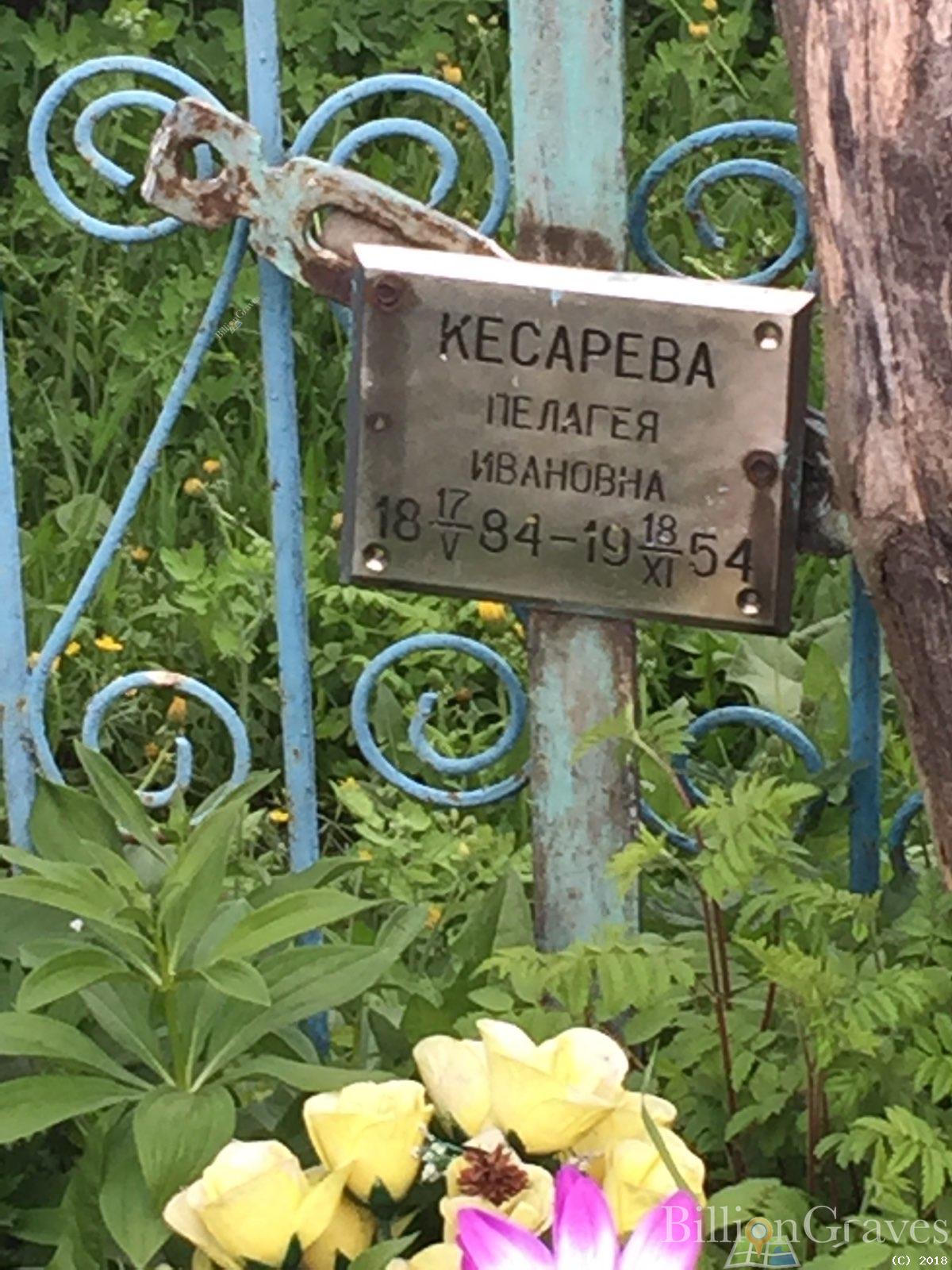 Кесарева Пелагея Ивановна