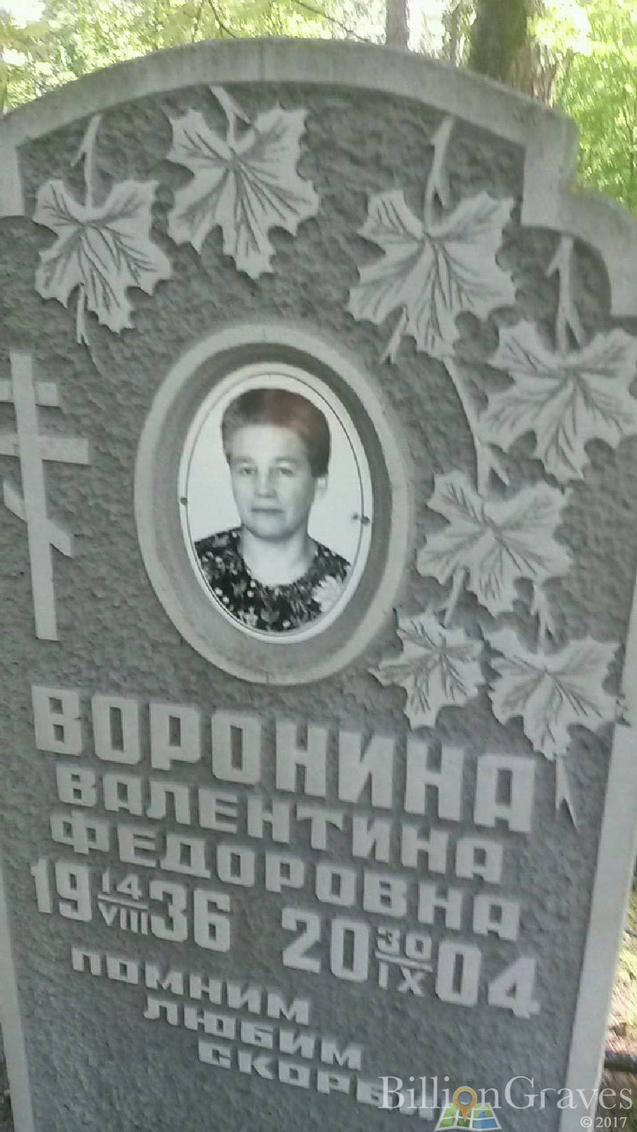 Воронина Валентина Фёдоровна