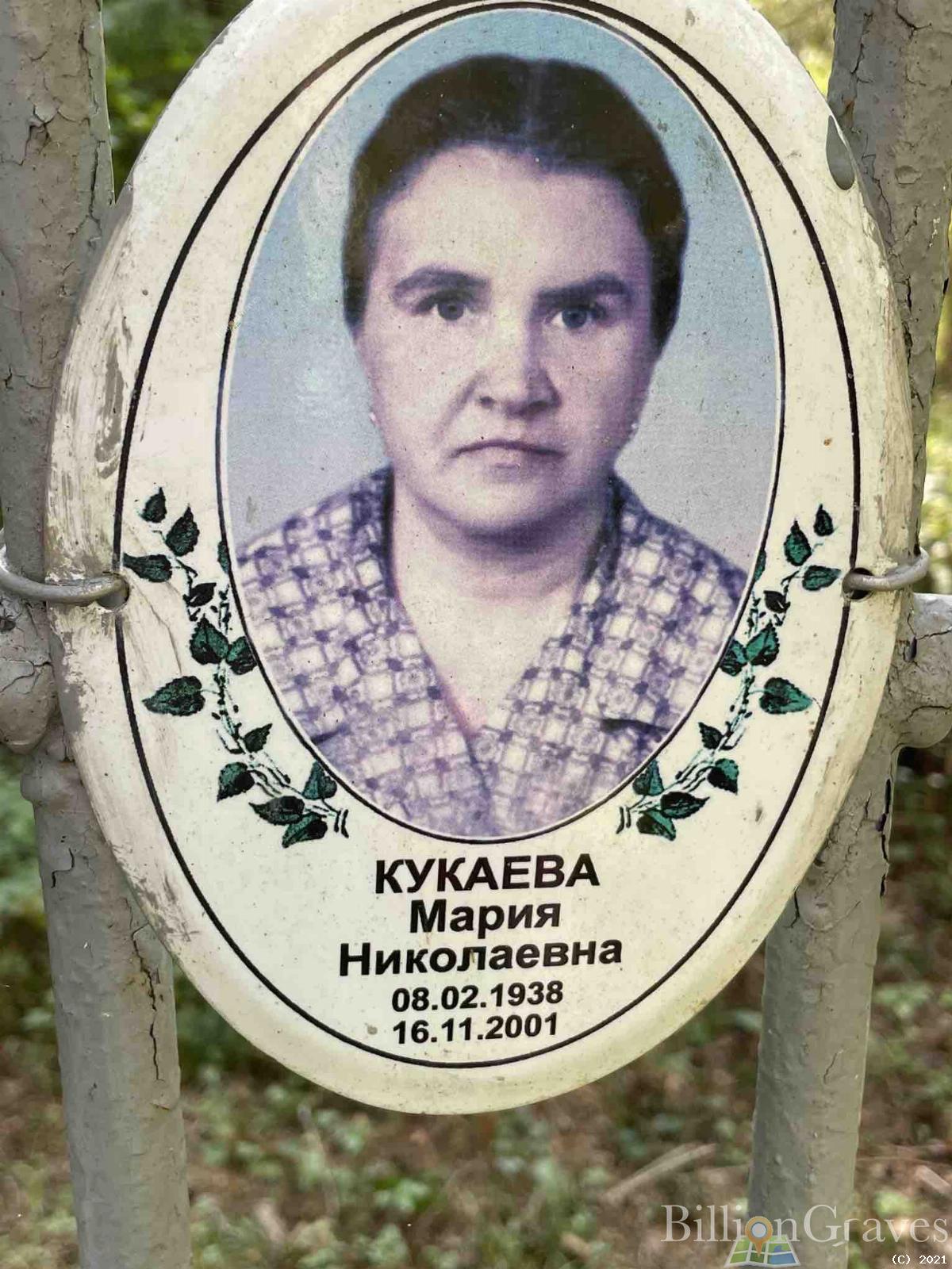 Кукаева Мария Николаевна