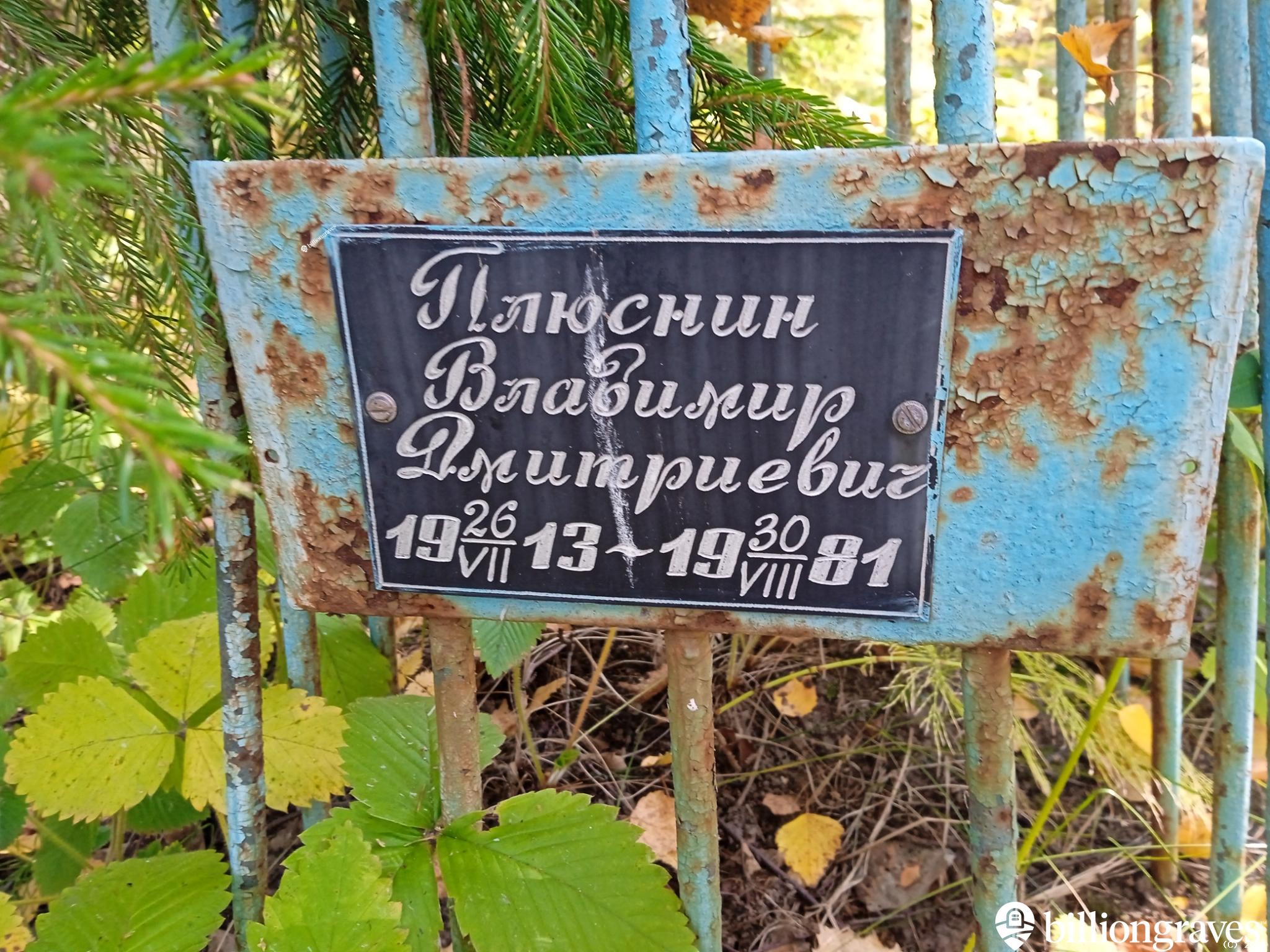 Плюснин Владимир Дмитриевич