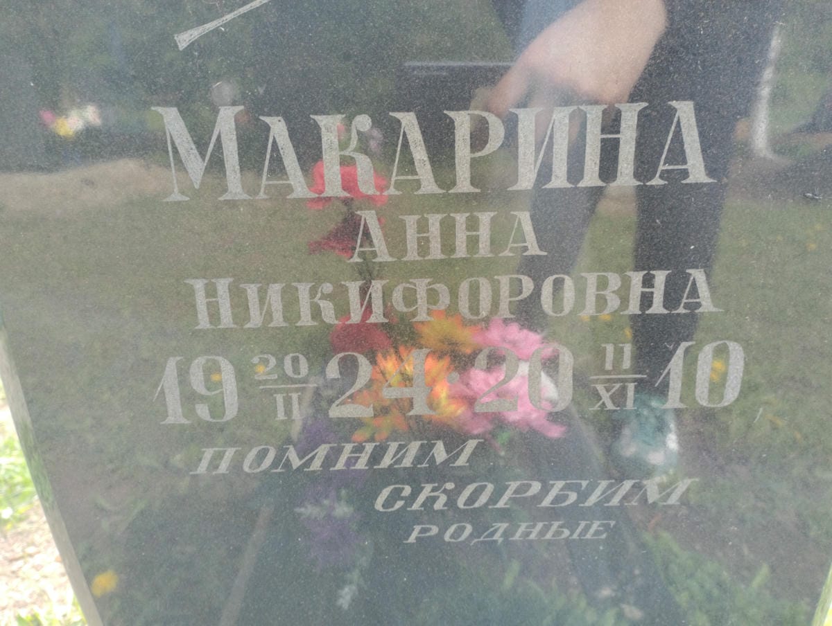 Макарина Анна Никифоровна