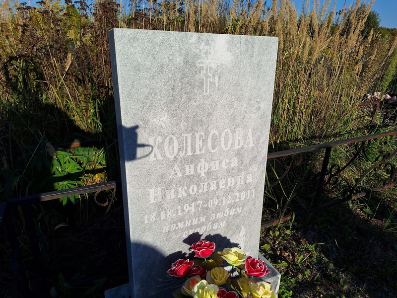 Анфиса Колесова Николаевна