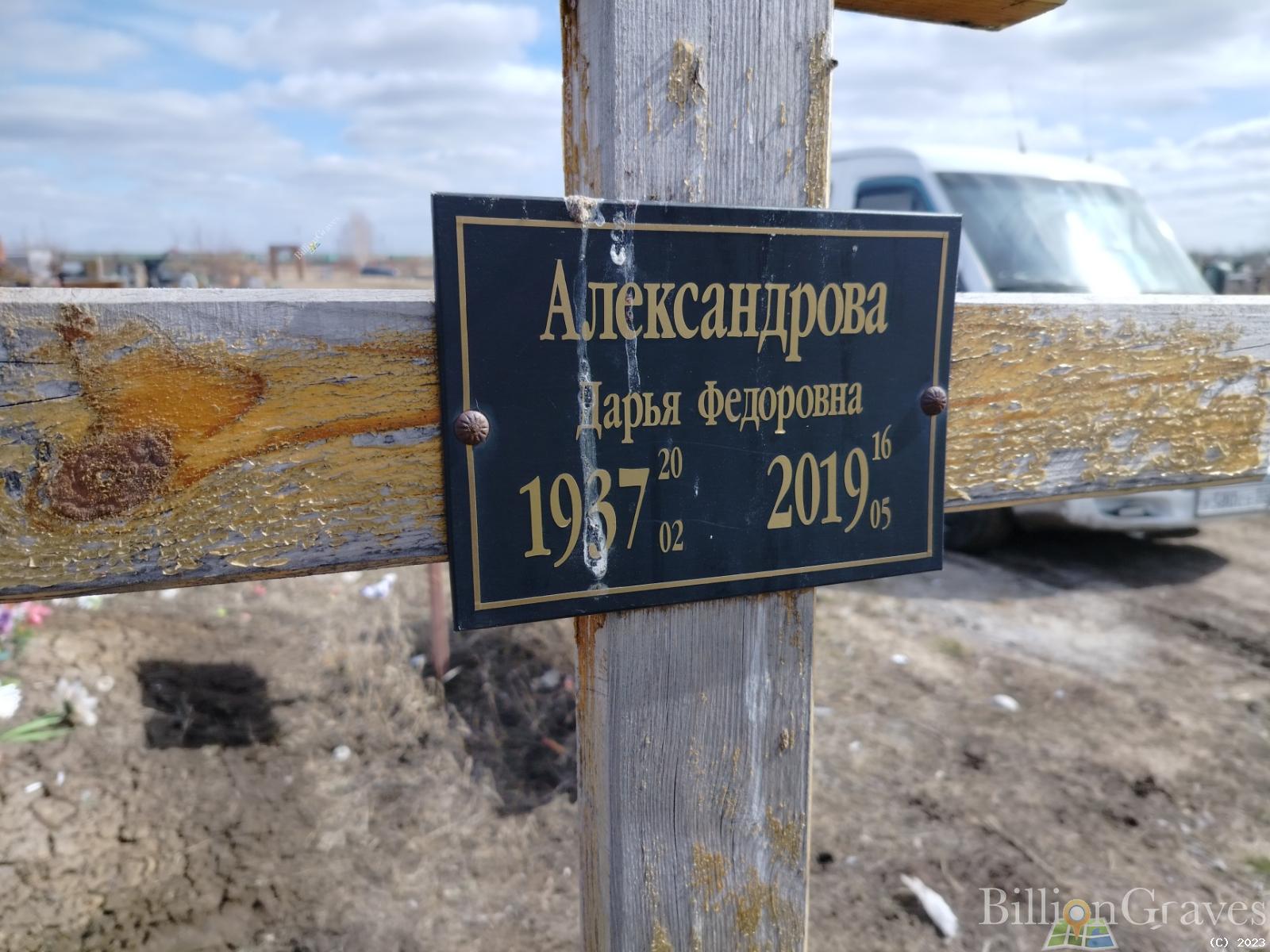 Александрова Дарья Фёдоровна