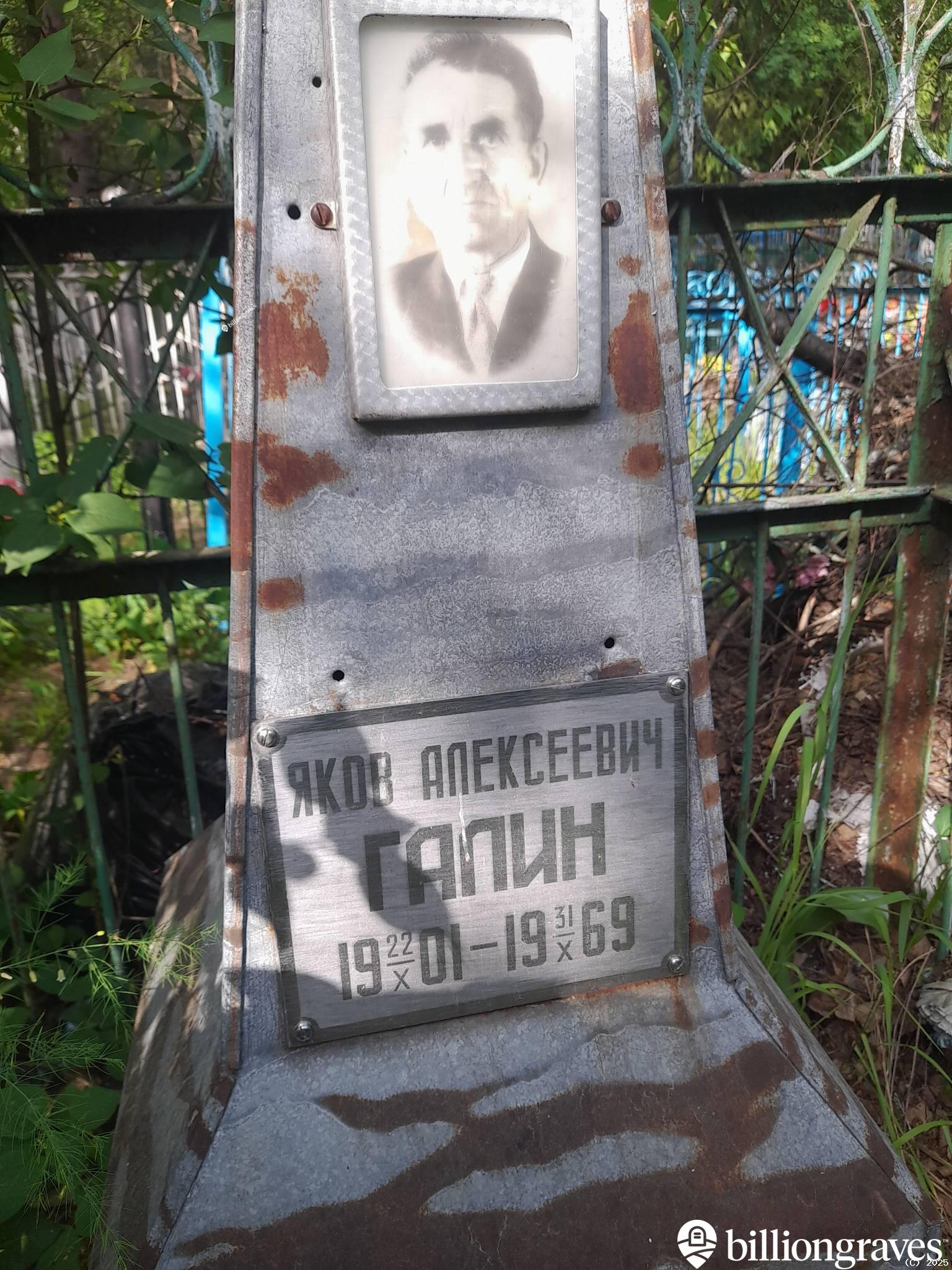Галин Яков Алексеевич