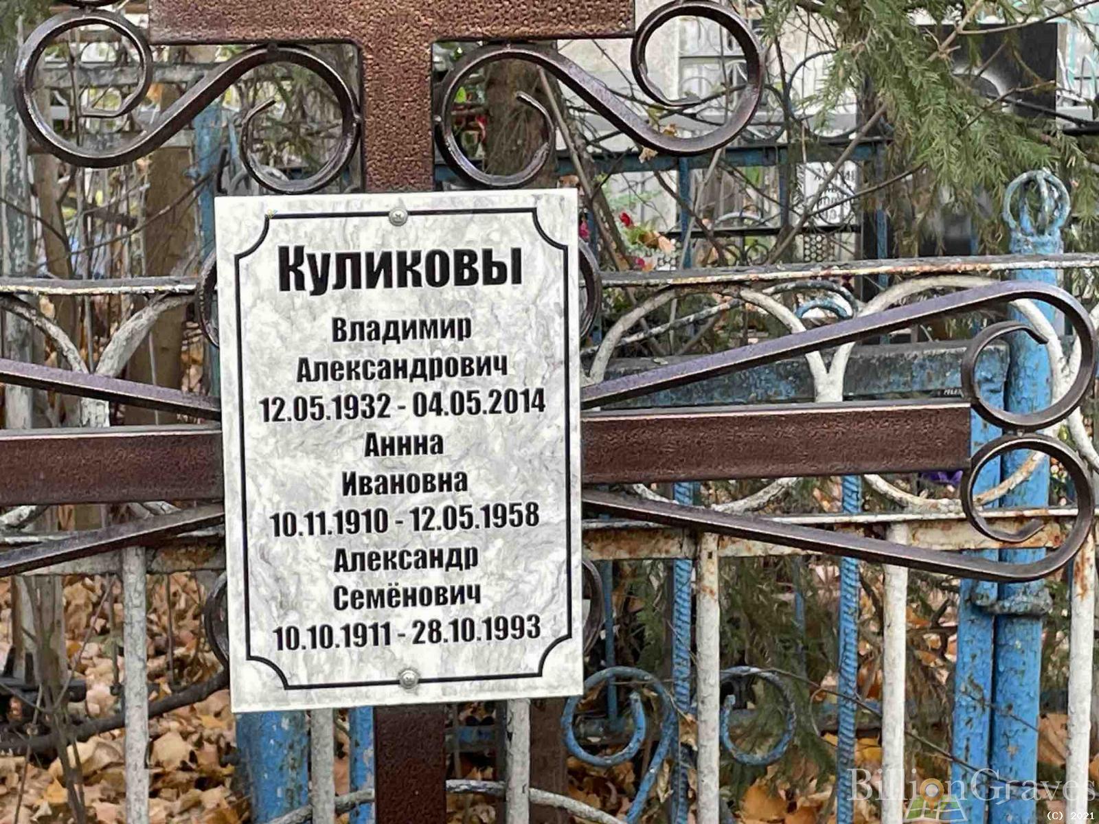 Куликов Александр Семенович