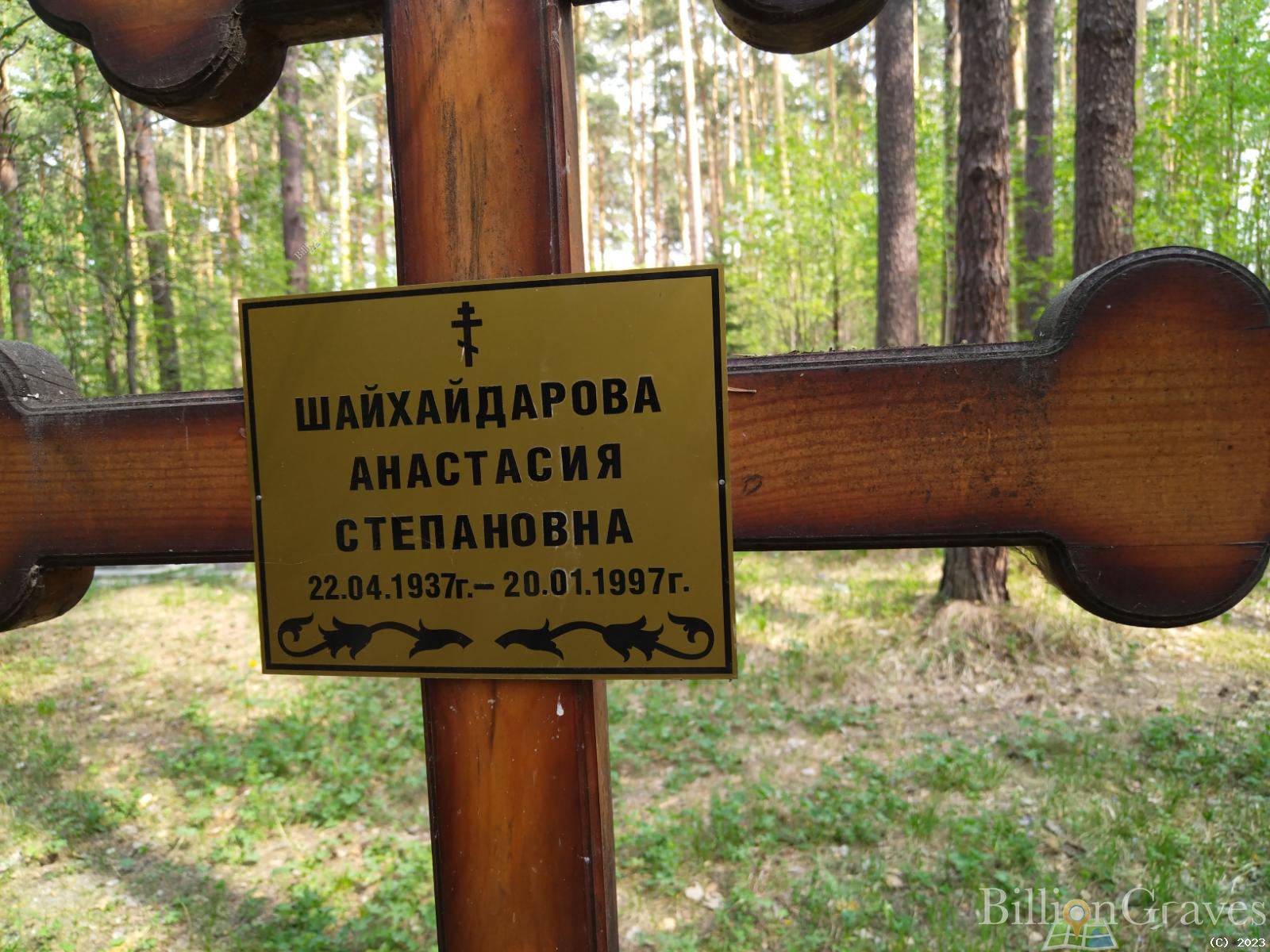Шайхайдарова Анастасия Степановна