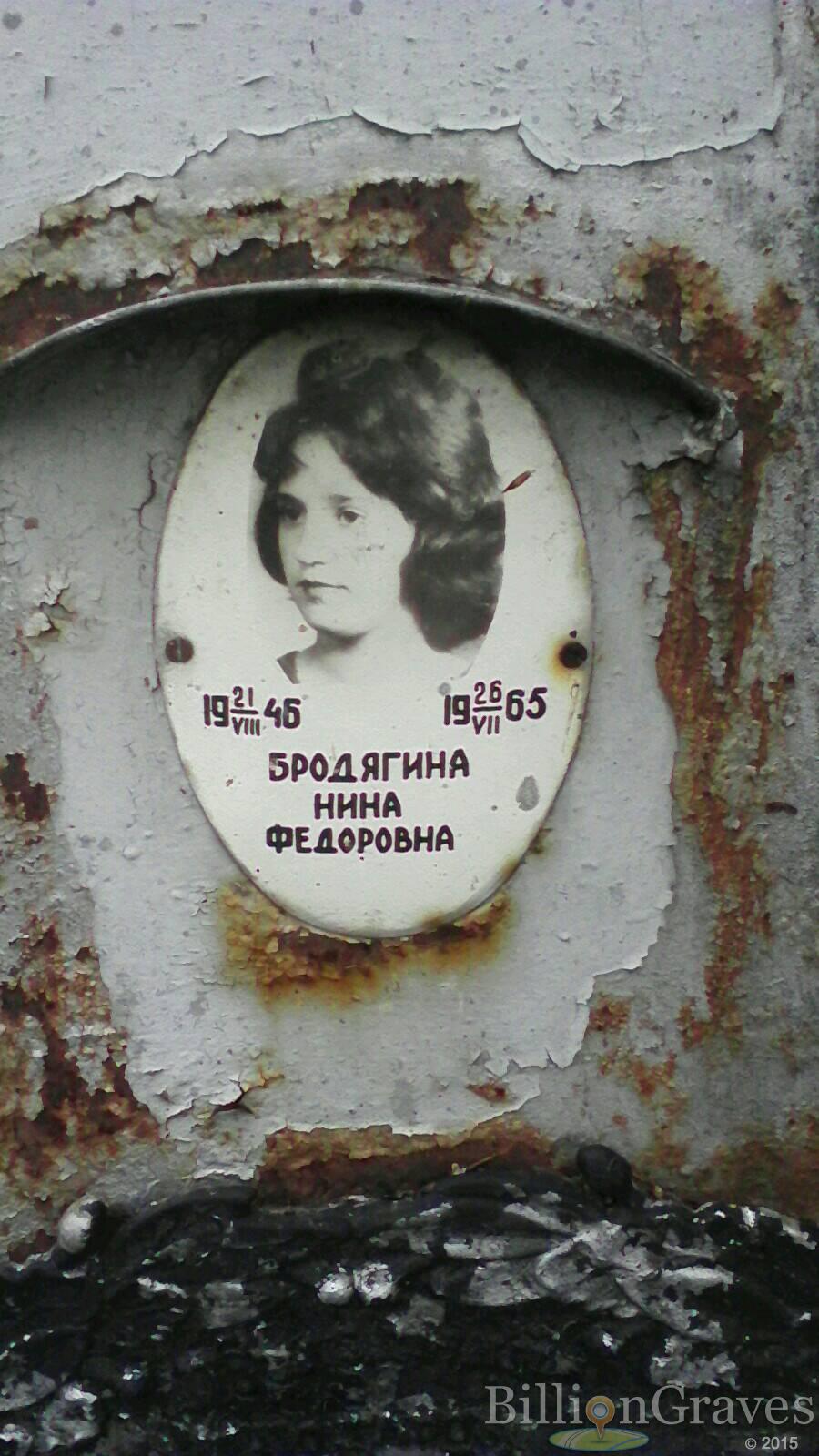 Бродягина Нина Федоровна