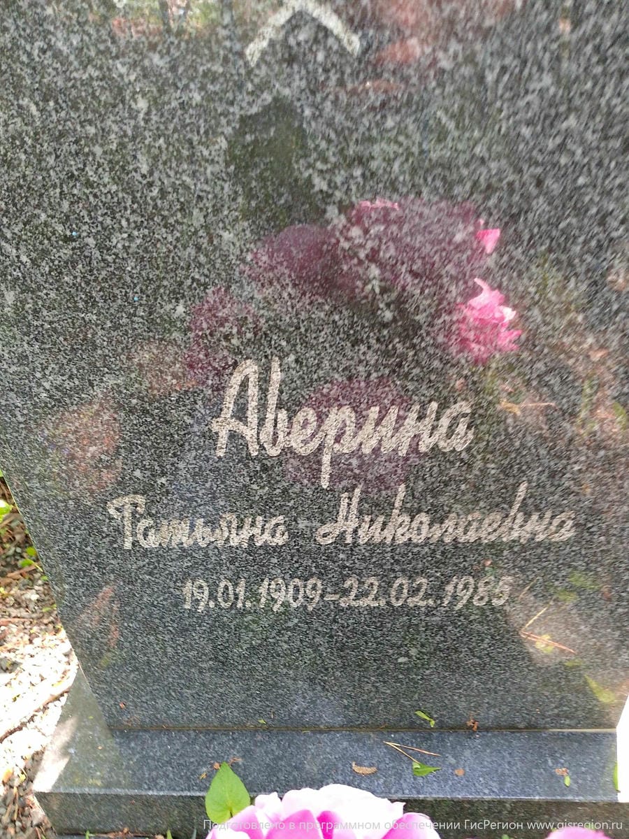 Аверина Татьяна Николаевна
