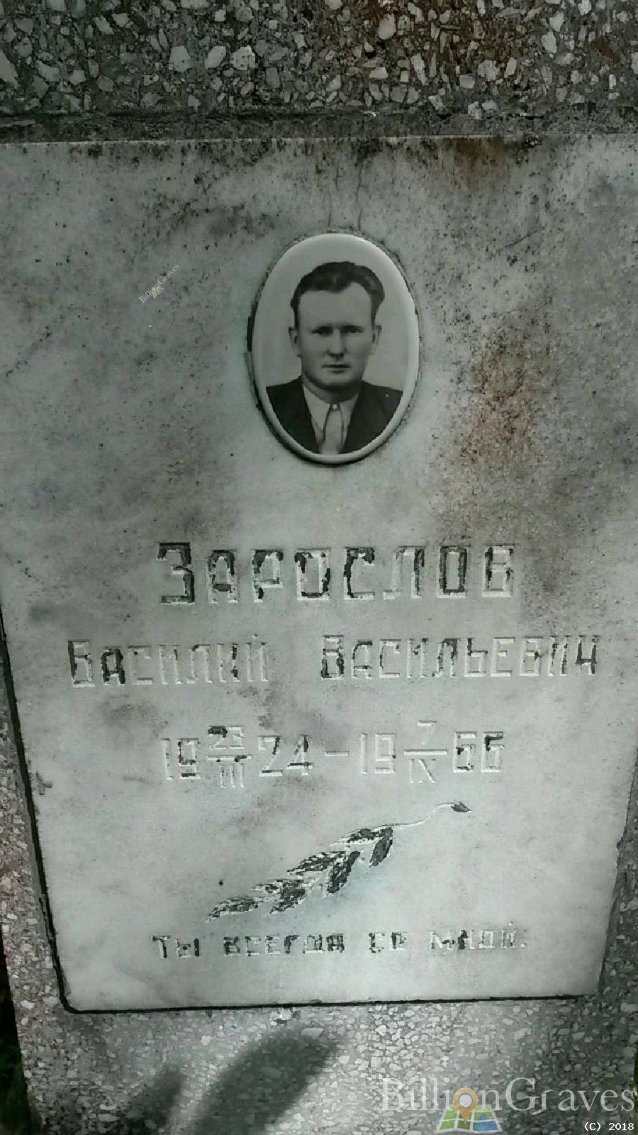 Зарослов Василий Васильевич