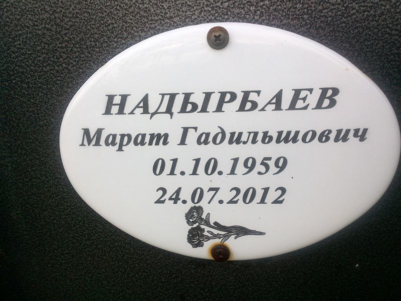 Марат Надырбаев Гадильшович