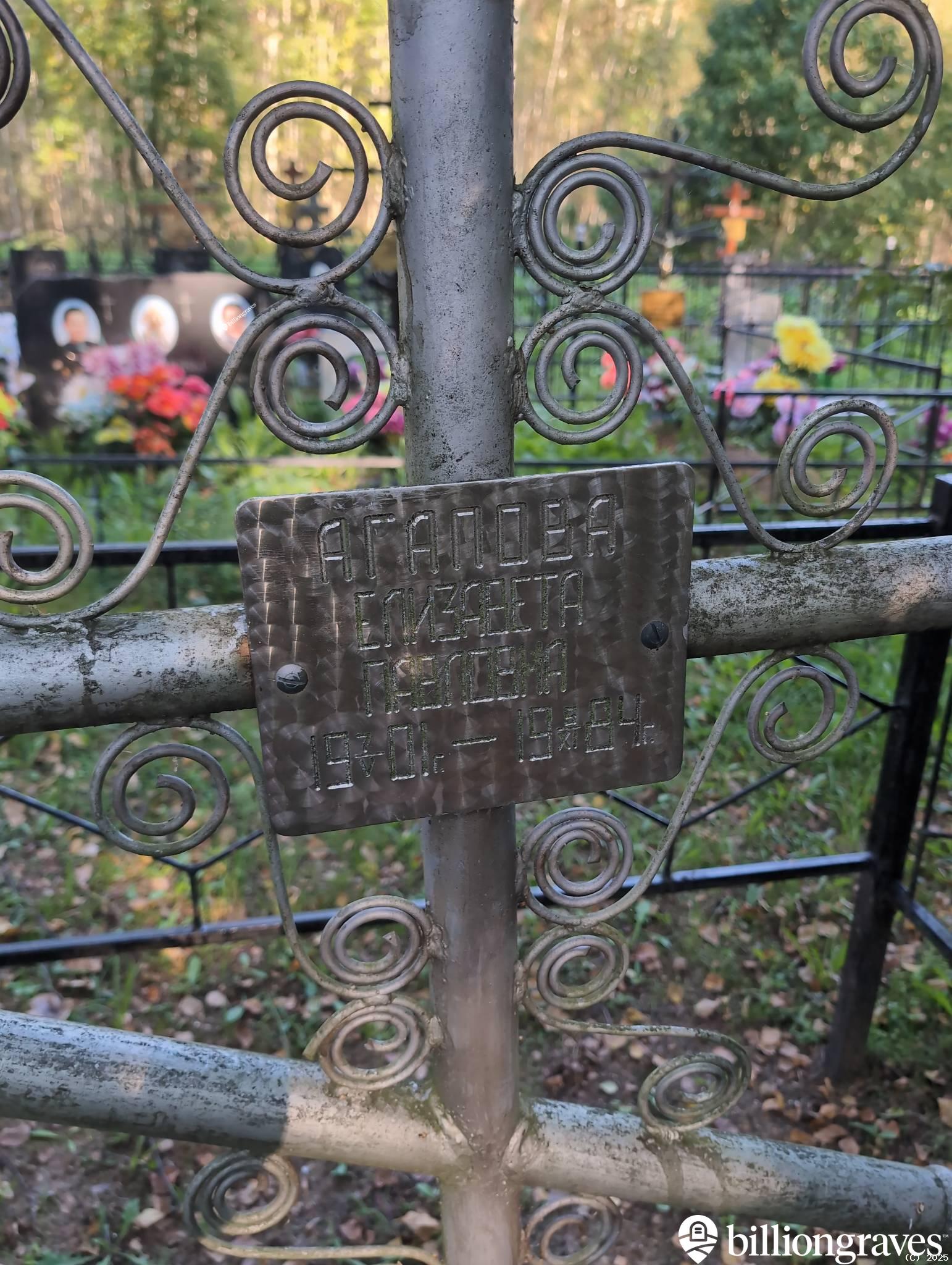Агапова Елизавета Павловна