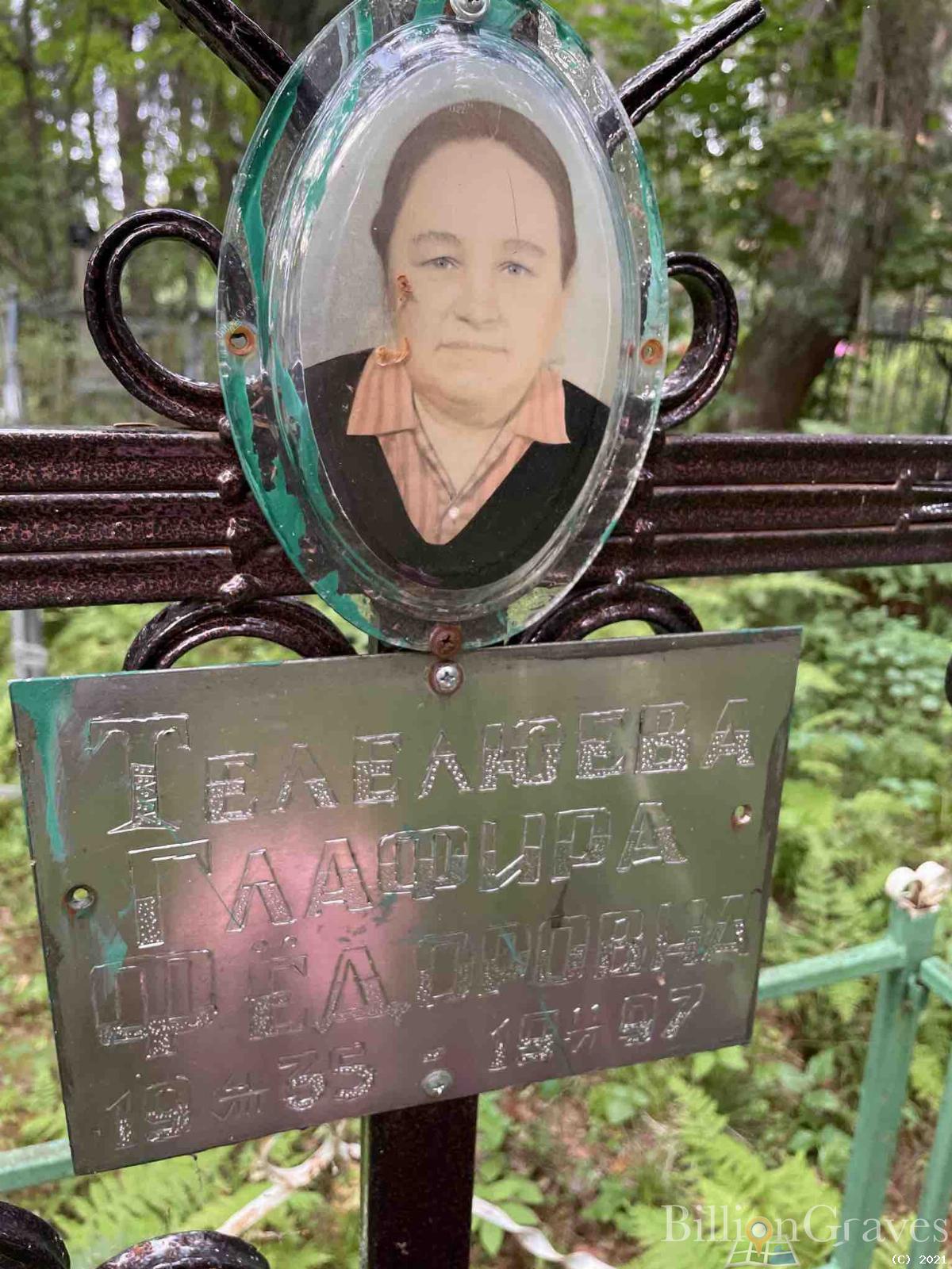 Телелюева Глафира Фёдоровна
