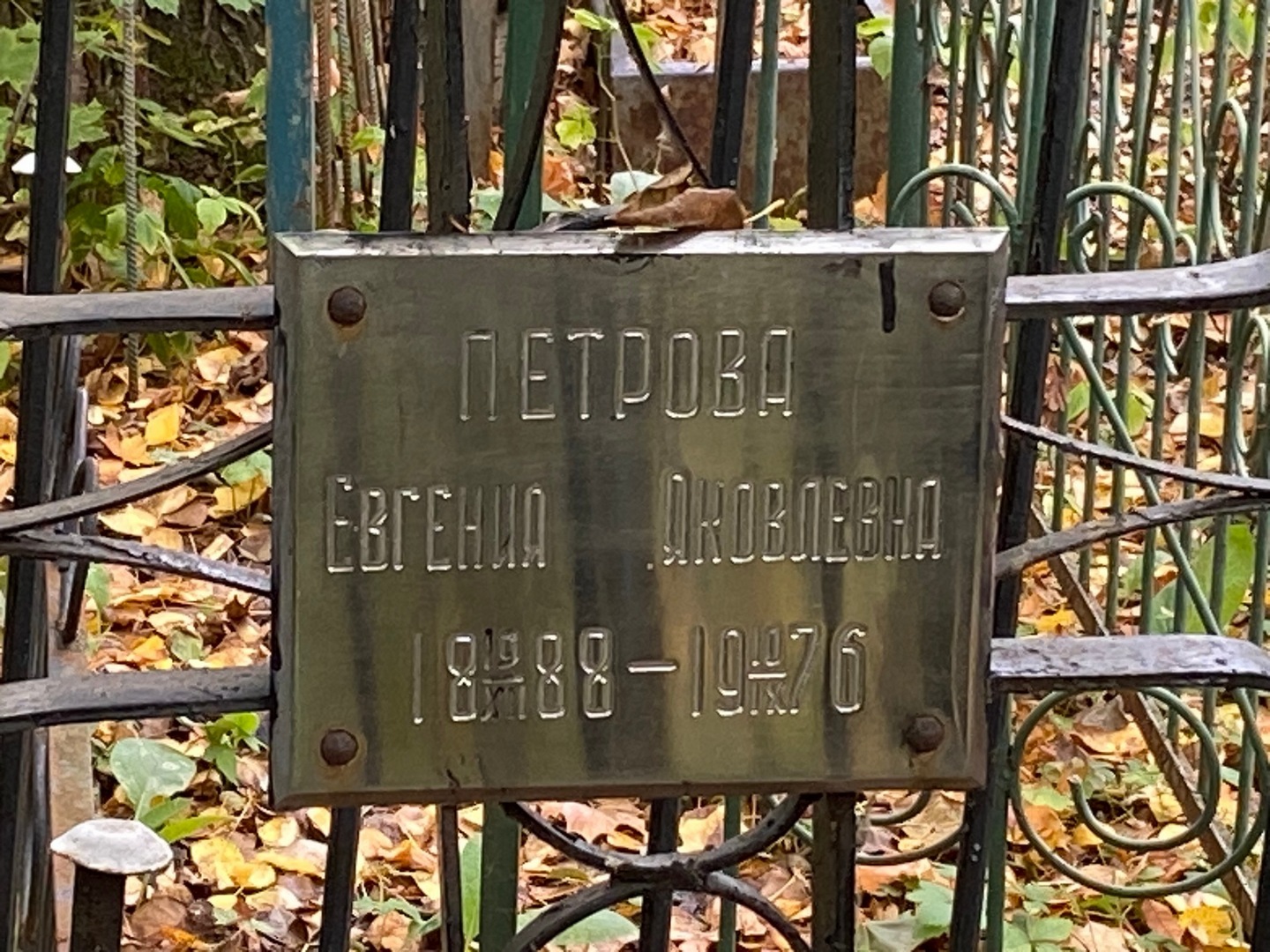 Петрова Евгения Яковлевна