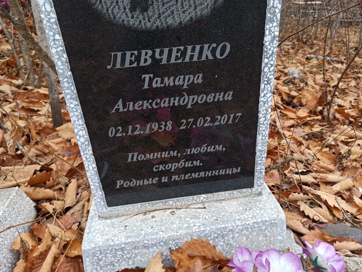 Левченко Тамара Александровна
