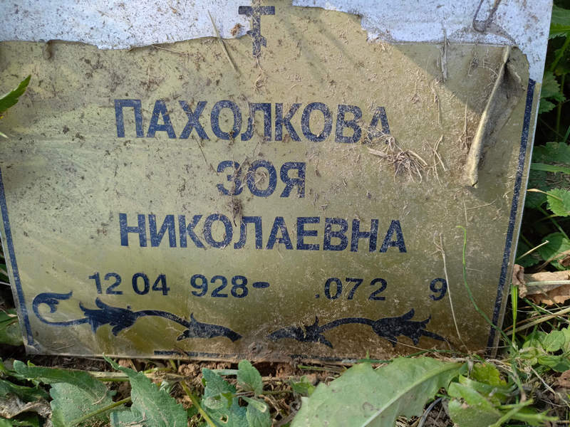 Пахолкова