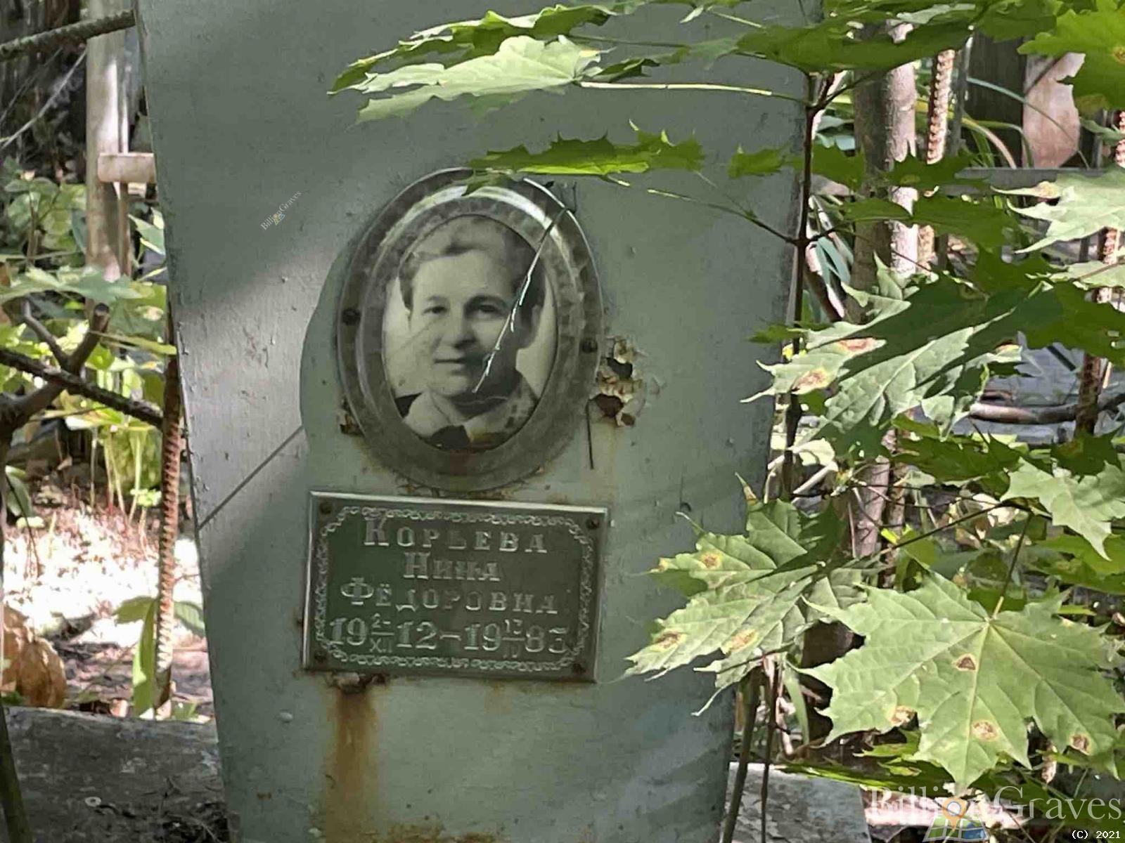 Корьева Нина Фёдоровна
