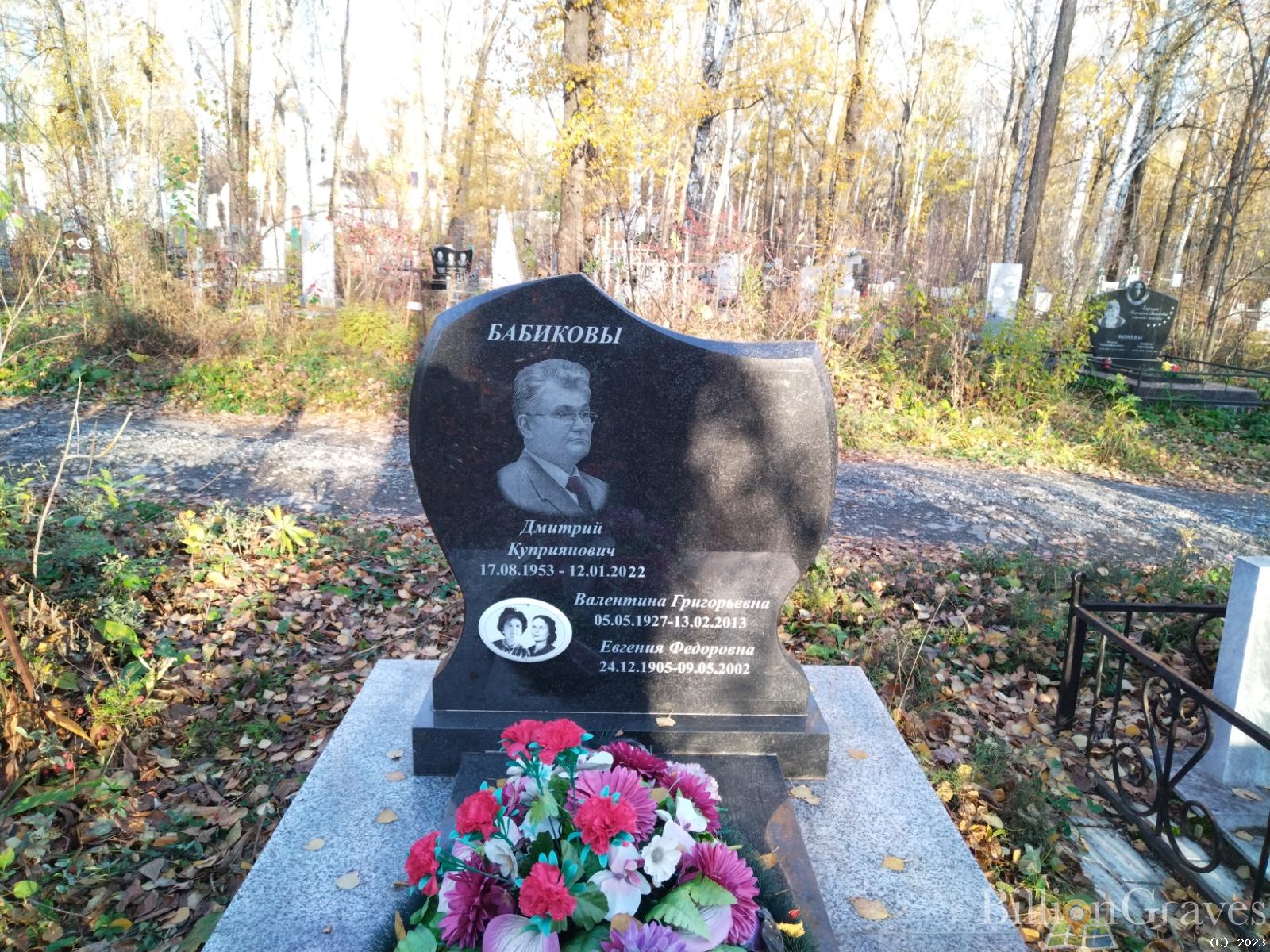 Бабикова Евгения Федоровна