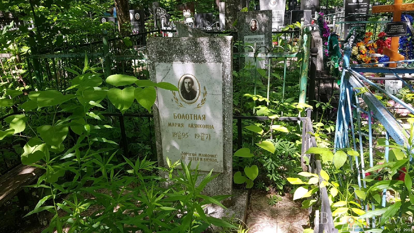 Болотная Мария Айзиковна