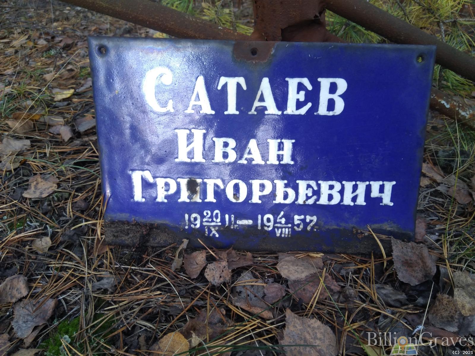 Сатаев Иван Григорьевич