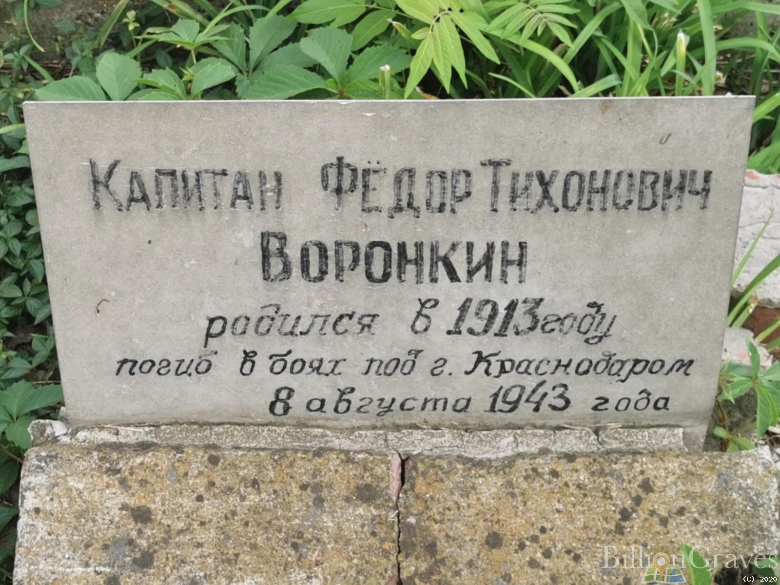 Воронкин Федор Тихонович