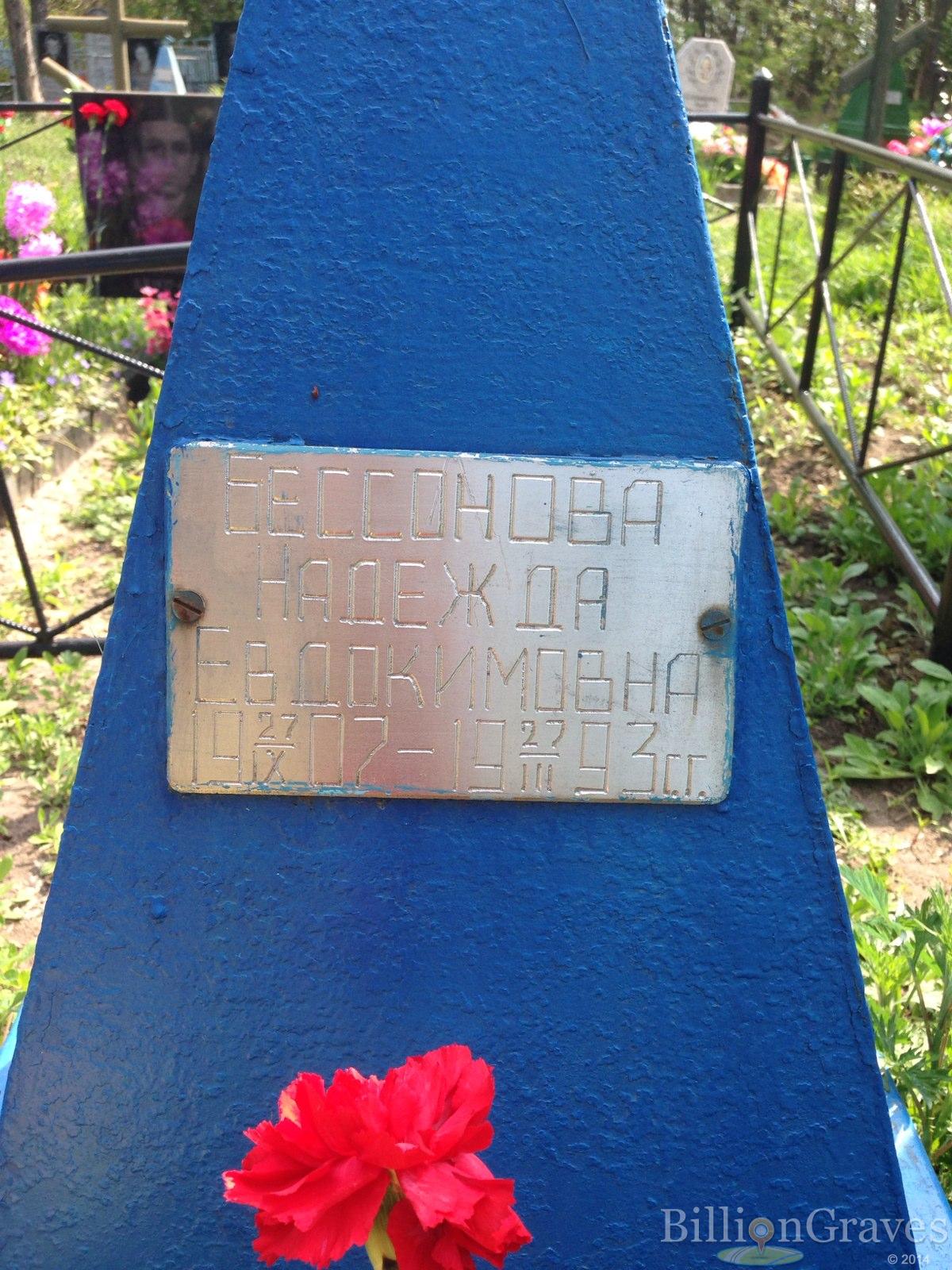 Бессонова Надежда Евдокимовна