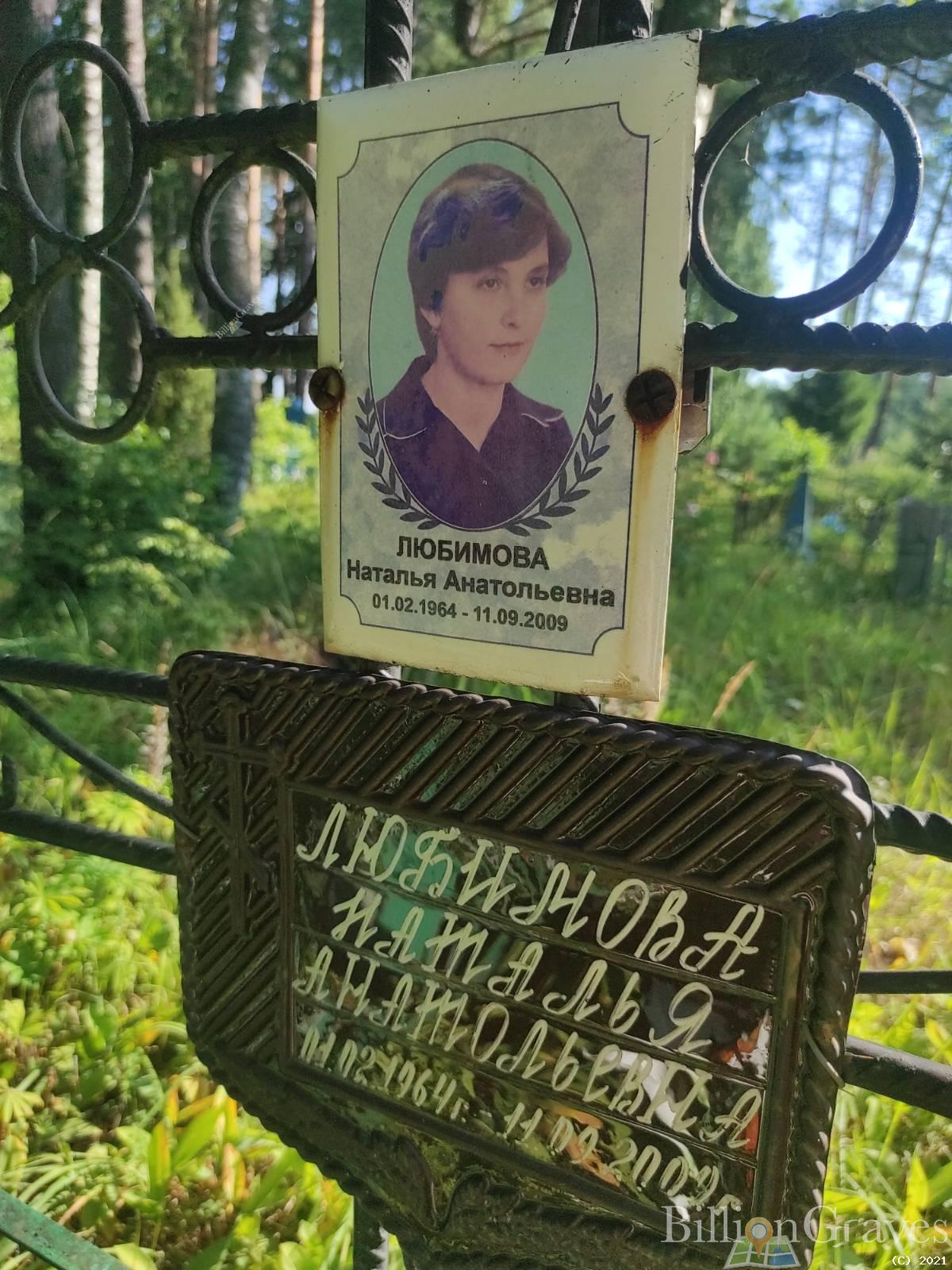 Любимова Наталья Анатольевна