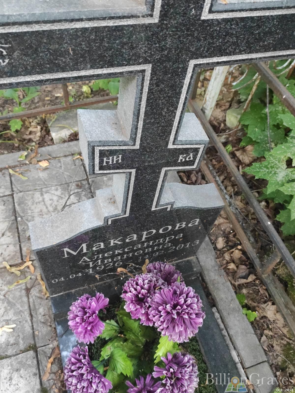 Макарова Александра Ивановна