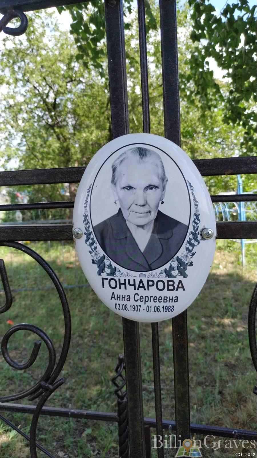 Гончарова Анна Сергеевна