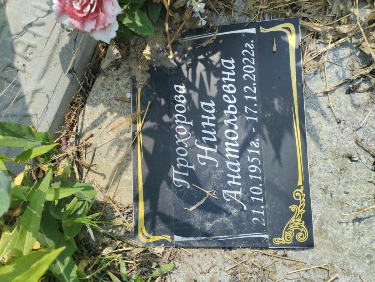 Прохорова Нина Анатольевна