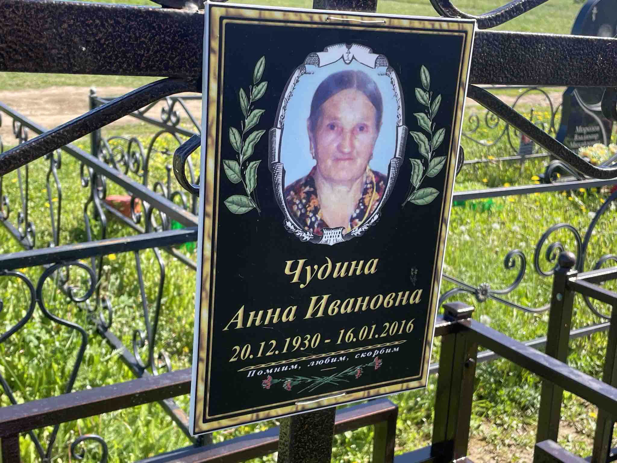 Чудина Анна Ивановна