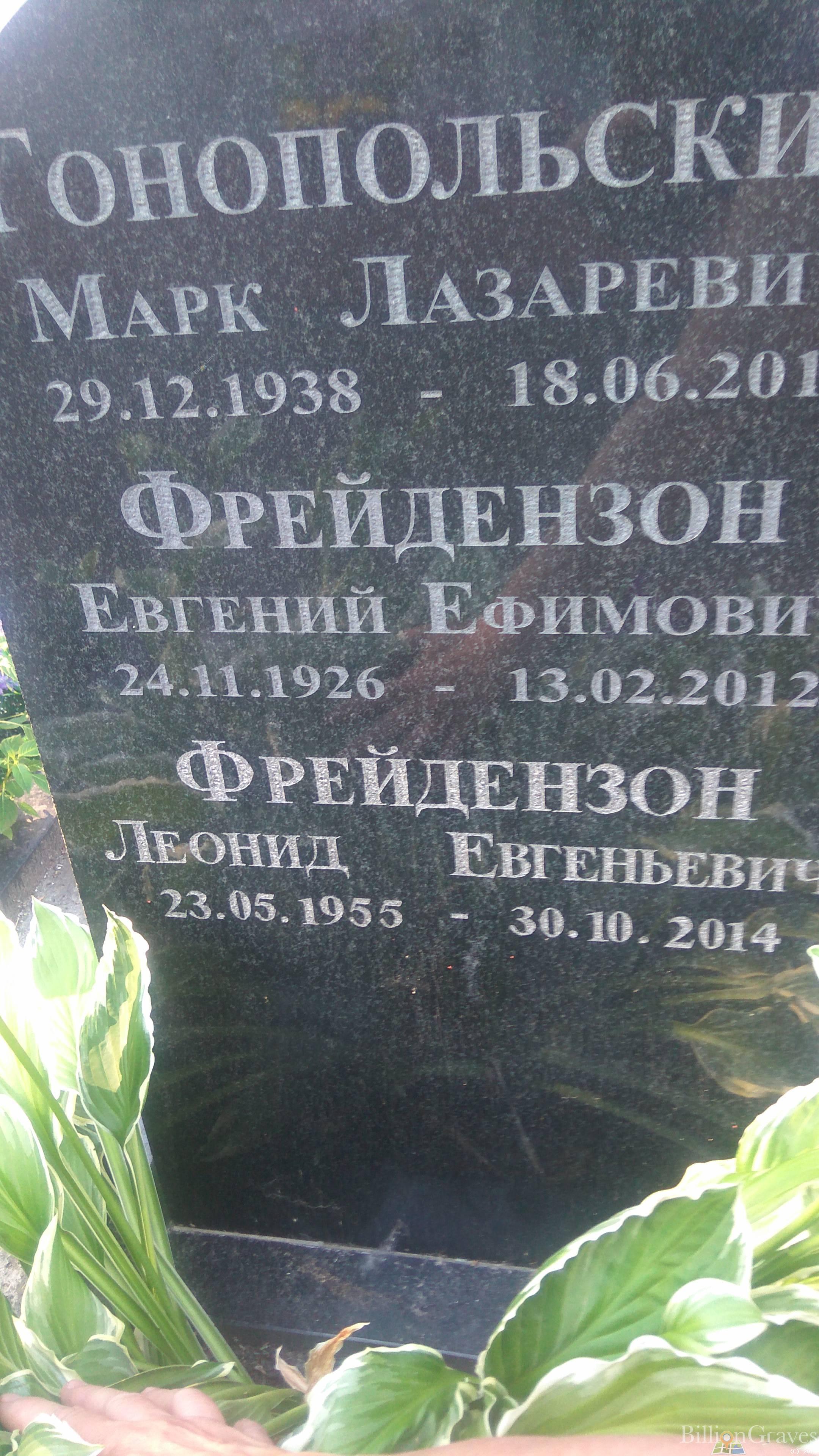 Гонопольский Марк Лазаревич