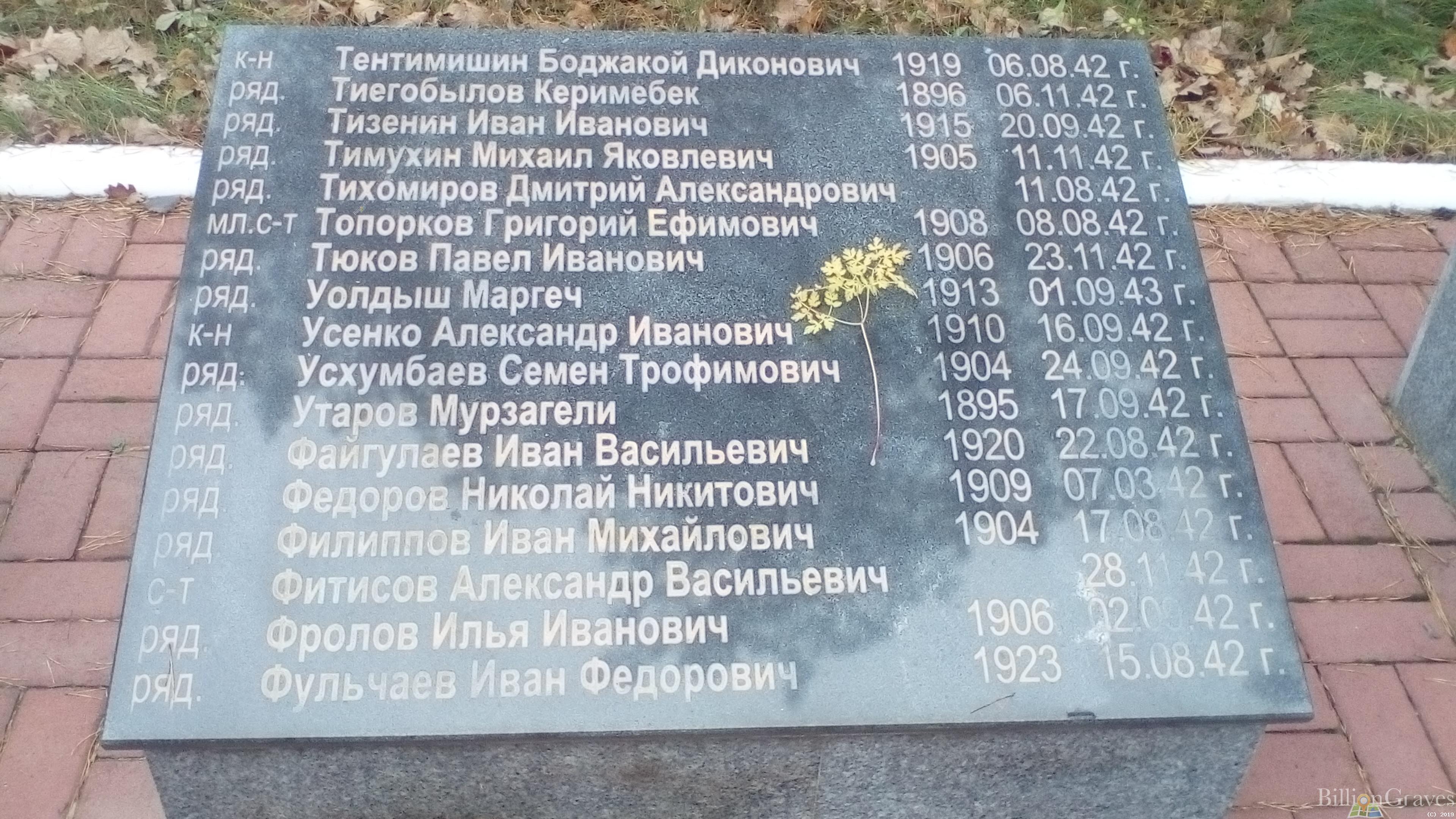 Усхумбаев Семен Трофимович