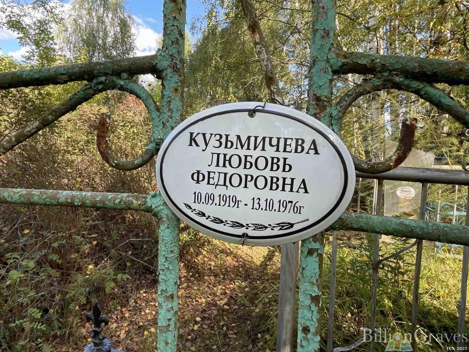 Кузьмичева Любовь Федоровна