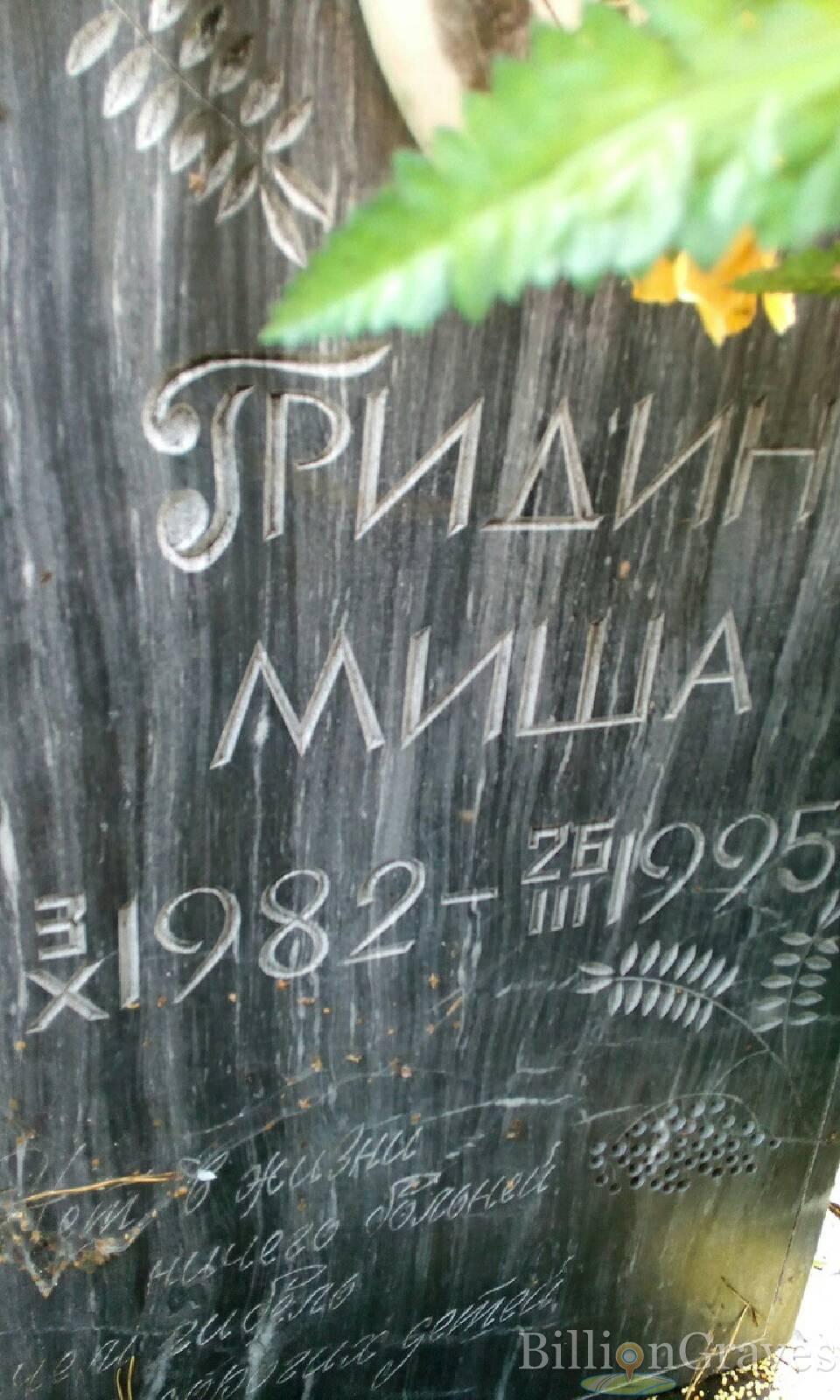 Гридин Миша