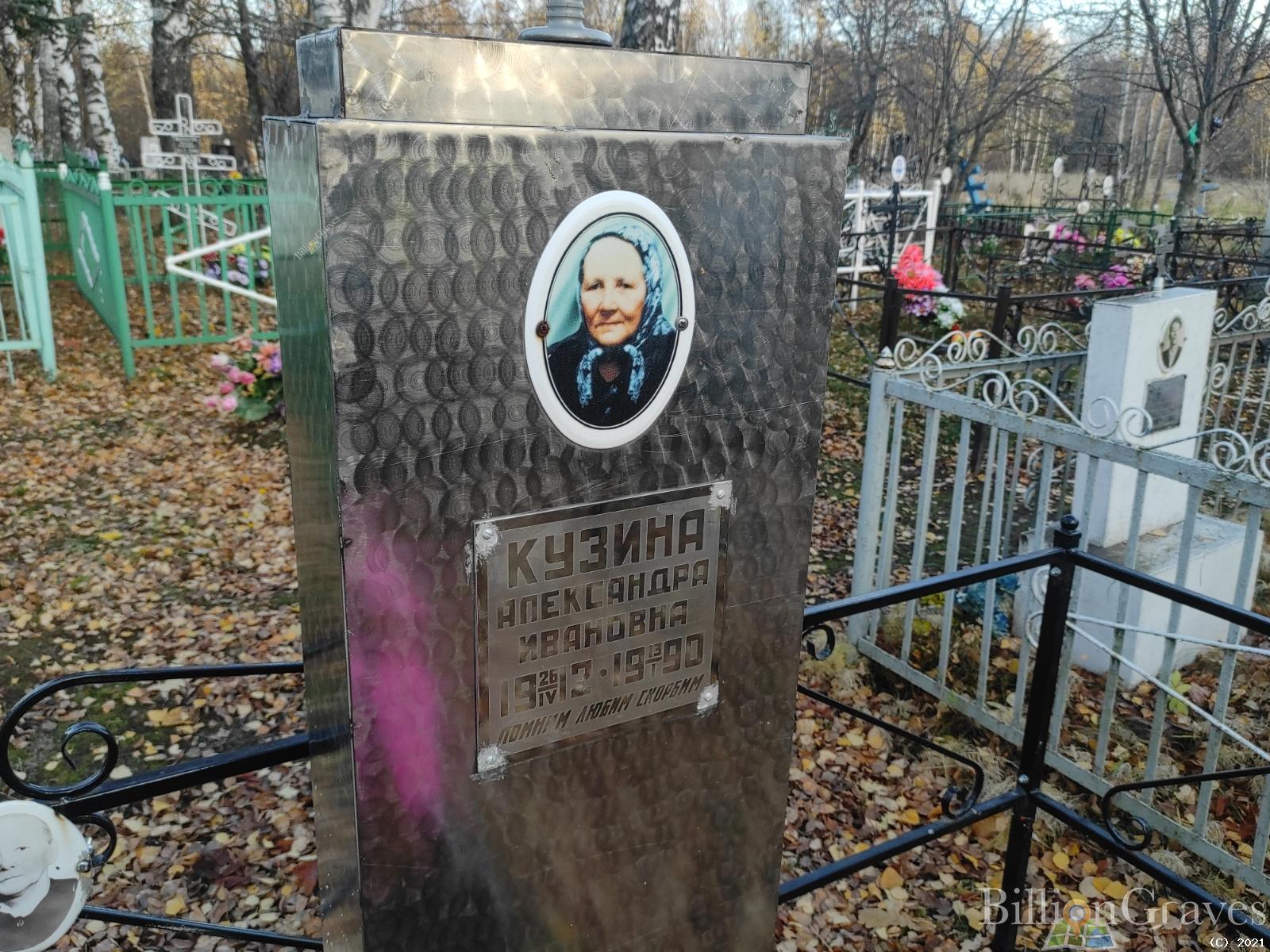 Кузина Александра Ивановна