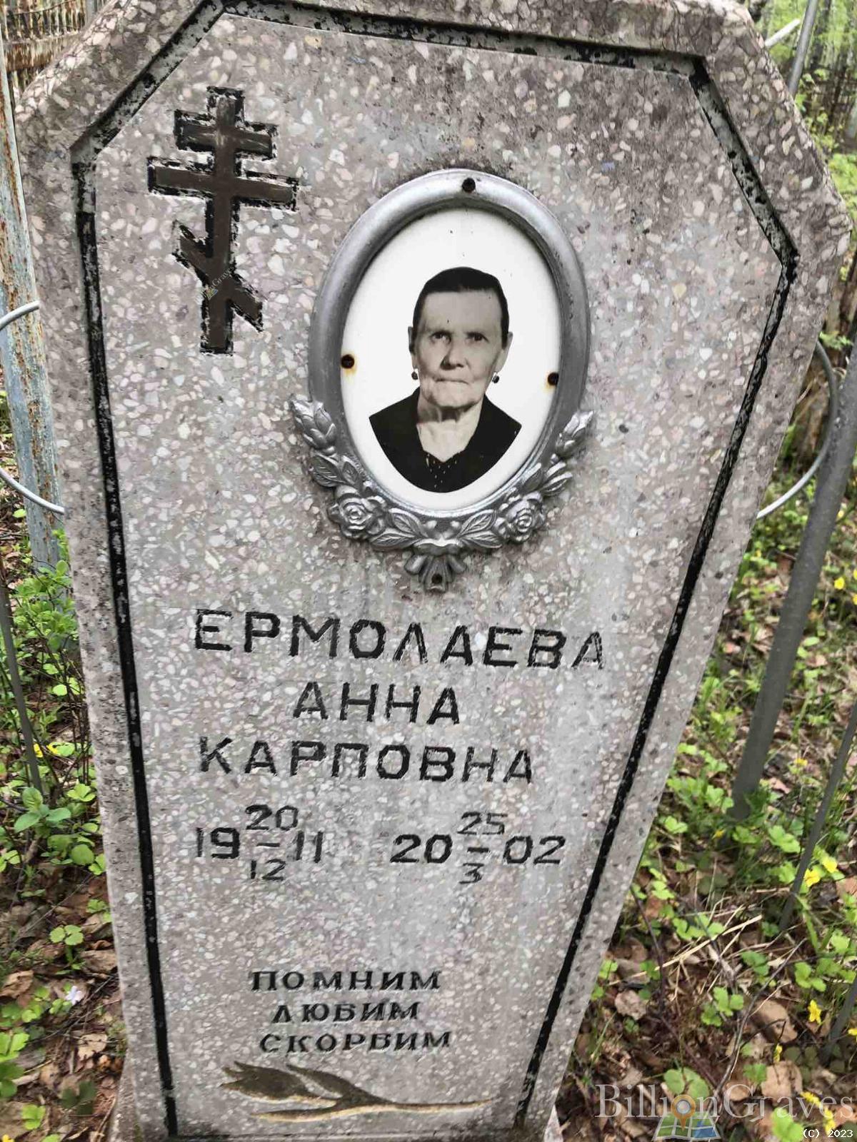 Ермолаева Анна Карповна