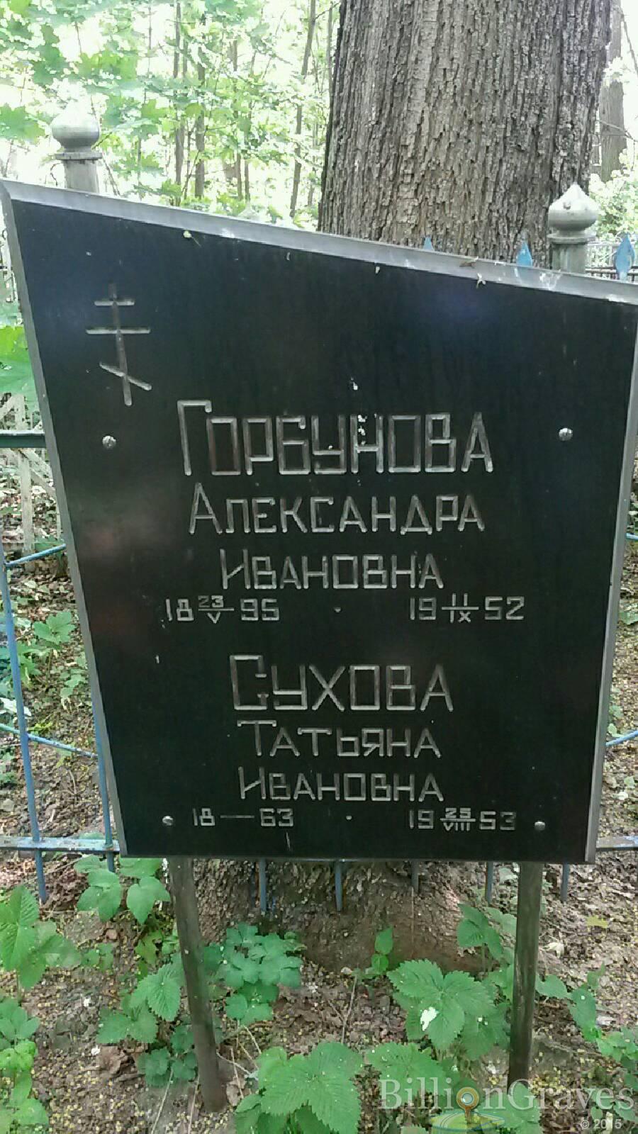 Горбунова Александра Ивановна