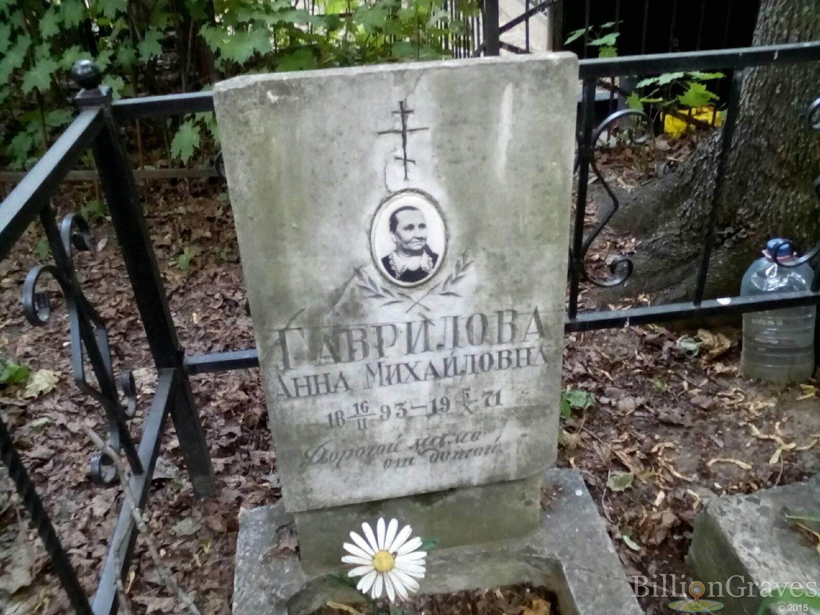 гаврилова анна михайловна