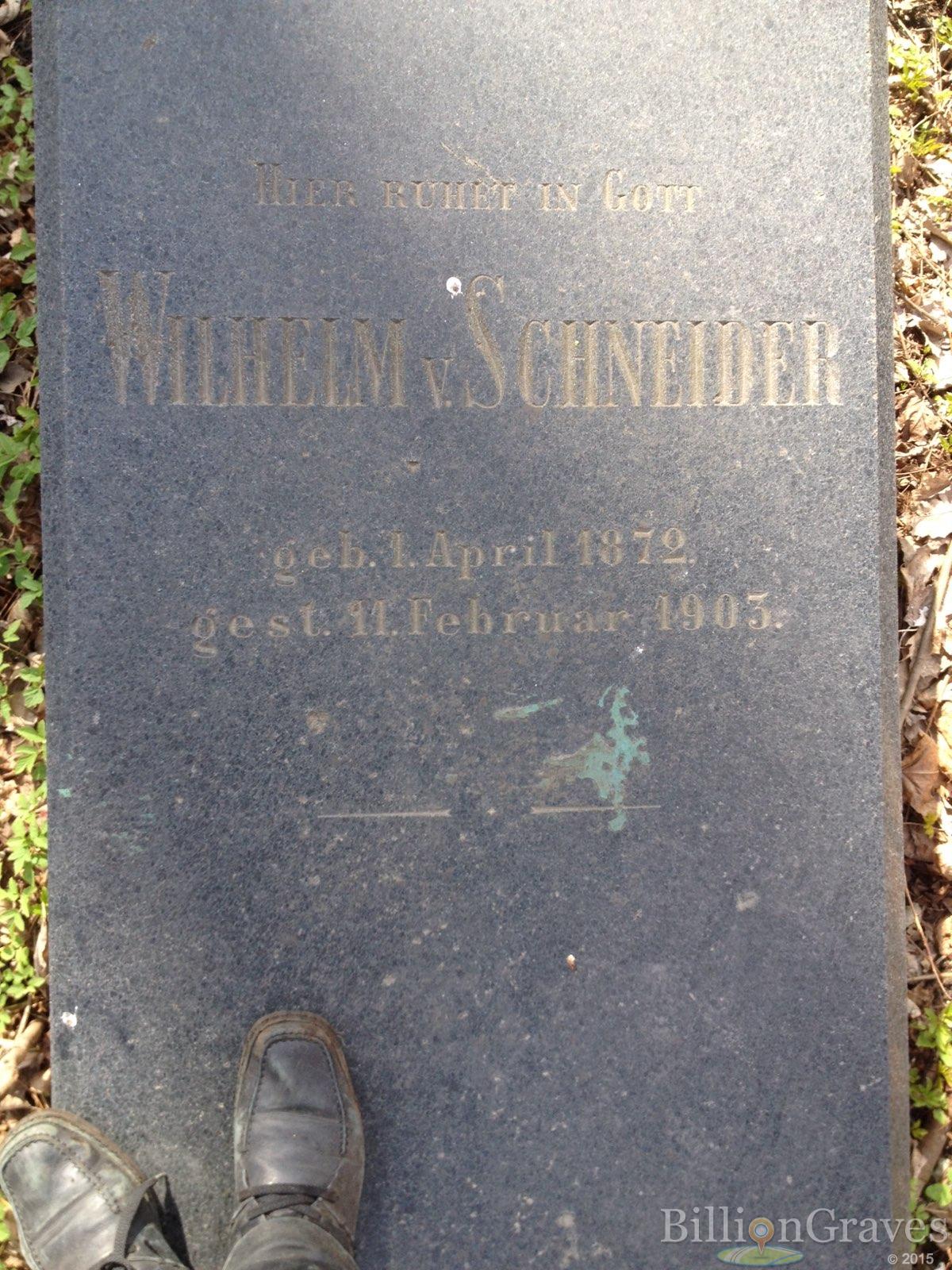 von Schneider Wilhelm