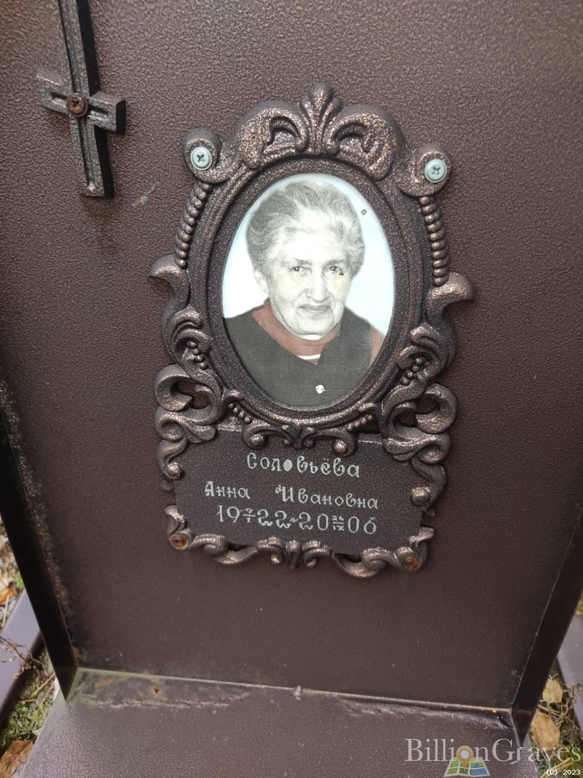 Соловьёва Анна Ивановна