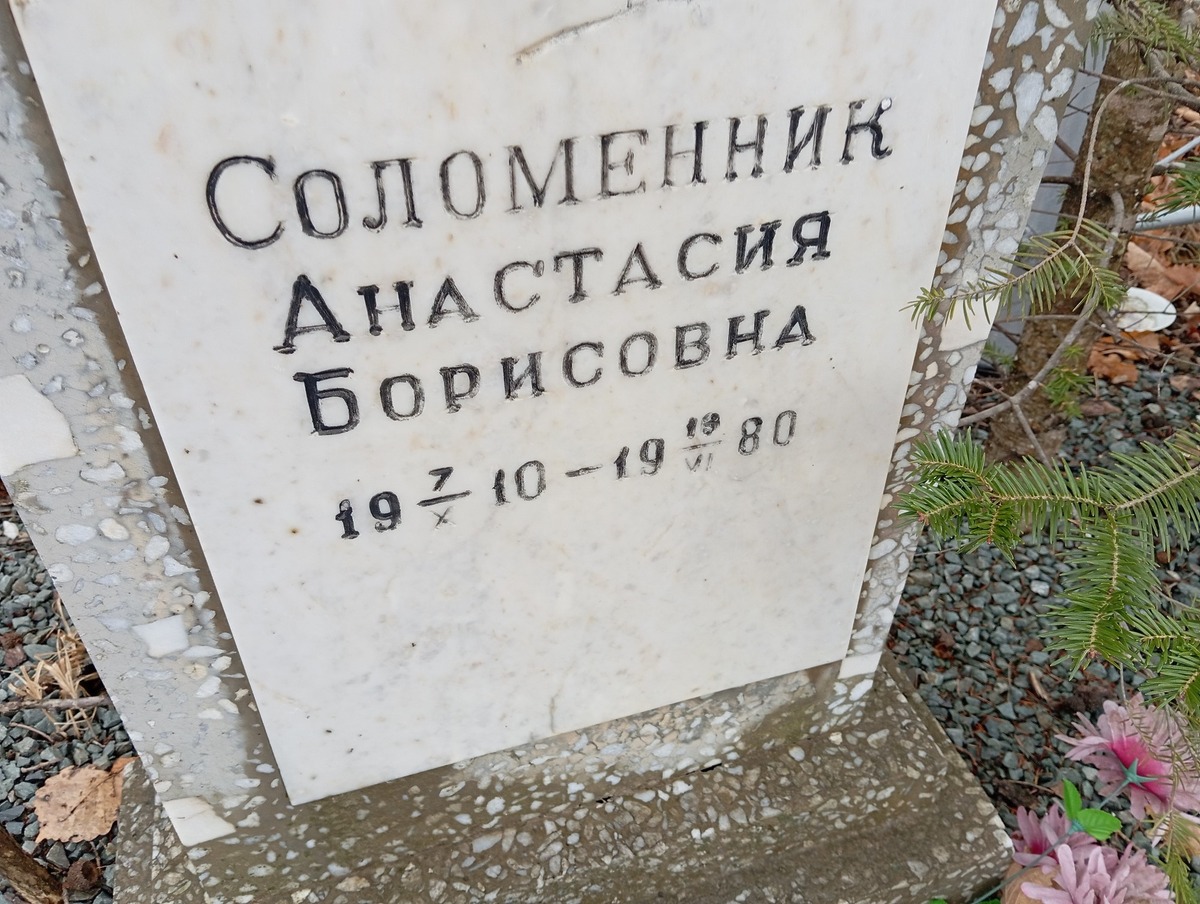 Соломенник Анастасия Борисовна