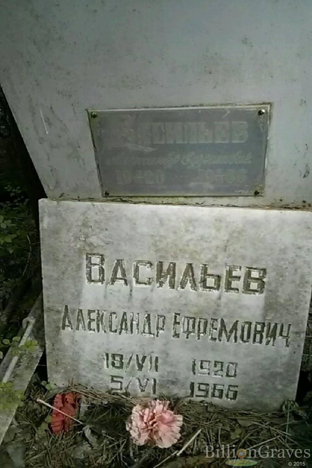 Васильев Александр Ефремович